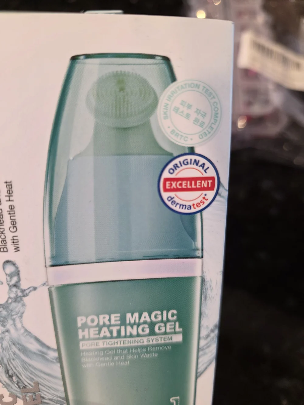 BRTO Pore Magic Heating Gel - Mint & White Packaging